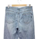 Anthropologie  Pilcro Laidback Flare Jeans Size 29 Patchwork Distressed High Rise Photo 6