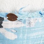 Free People  One Blue Floral Gauze Naya Top Photo 5