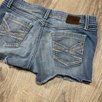 BKE  Starlite Distressed Denim Blue Jean Shorts Photo 4