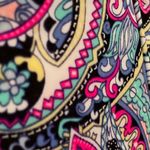 Victoria's Secret Victoria Secrets Retro Print Floral Paisley Cutout Swimwear Bikini Top 34D Photo 4