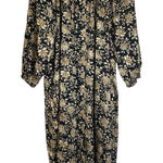 THE GREAT. SWIM Black Brown Tan Swim Coverup Dress NWT Size 2/US Medium Beachy Photo 0