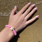 beads at the beach hot pink bracelet Photo 0
