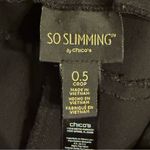 Chico's So Slimming by  Black Crop/Ankle Pull On Pants Stretchy Waist Size 0.5(S) Photo 3