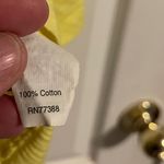 J.Crew Yellow Cotton Ruched Camisole Tank Top Baubles Casual Layering Preppy M Photo 4