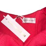 NWT Rebecca Vallance Caitlin Pink Halter Crepe Mini Dress US 2 in Coral Photo 4