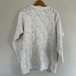United States Sweaters 🦋  White Knit Pullover Crewneck Sweater Vintage Large Photo 2