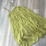 Everlane  Tiered Dress gingham check billow maxi womens Green (small) minimalist Photo 1