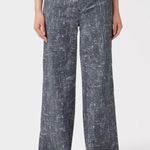 Dickies NWT Regular Fit Wide Leg Work Pants FP901R2A Rinsed Navy Crosshatch Photo 1