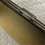 Vtg 80s Metallic Gold Clutch Hidden Chain Evening Bag Vintage Photo 3