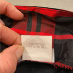 Heart soul Vintage 90s  red black plaid circle skirt TuleTrim Christmas Holiday Photo 5