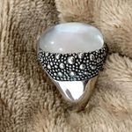 Sterling Silver MICHAEL DAWKINS Starry Night Mother of Pearl Ring Photo 0