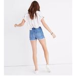 Madewell ‎ High-Rise Denim Boy Shorts Button-Through Edition Size 26 Clanton Wash Photo 4