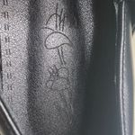 Black Faux Leather Y2K Mary Jane Chunky Heel Platform Shoes US 7 Grunge Goth Photo 3