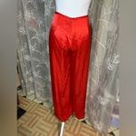 Vintage Red Silk Pants Photo 3