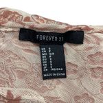 Forever 21  Floral Lace Body Suit in Pale Pink and Cream BRAND NEW Size S Photo 3