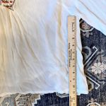 Love Peace Lazy Days Women’s White Long Sleeve Sheer Embroidered Blouse Size L Size L Photo 8