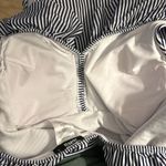 aava Oceane Retro Blue White Striped Ruffle V Photo 6