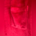 Charter Club  Intimates M Red Velour Pocketed Pajama Top Photo 3