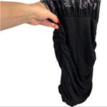 Gypsy 05 Gypsy 5 Shirred Tie Dye Mini Dress in Black & Blue Size Small Photo 5