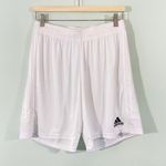 Adidas  Women's White 3 Stripes Squad 13 Soccer Shorts Size L Photo 0