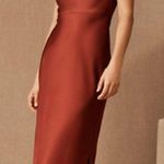 BHLDN Cali Satin Charmeuse Midi Dress Photo 0