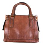 Fossil  Claire Cow Leather Mini Satchel Bag Brown Classic Office Preppy Timeless Photo 3