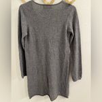 Velvet By Graham and Spencer Cashmere Sweater Dress Grey Small Gray Photo 5
