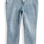 Chico's So Slimming Girlfriend Slim Leg Crop Jeans Light Wash Size 2 (L/12) Photo 0