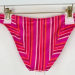 Trina Turk Marai Swimsuit Set One Shoulder Ruffle Pink Striped Padded US 10 NWT Photo 13