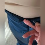 BCBG Max Azria Navy Satin Halter Evening Gown Size 6 Maxi Dress BodiceFormal Photo 6