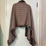 La Fiorentina Tweed Wrap With Rex Rabbit Trim New Pink Photo 1