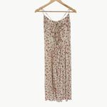 Reformation  Women's Sloane Floral Midi Slip Dress | Sz Medium | Tosca Cream Photo 9