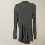 Nau Micro Modal Grey Ruched Long Sleeve Tunic Dress Womens S Athletic Bodycon Gray Photo 5