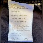 Kancan Kayla Black Distressed Festival Western Cowgirl Women’s Shorts Size 27 Photo 8