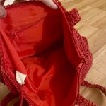 Faded Glory Red crochet bag Boho Crossbody Handbag Purse w crochet change purse Beach Photo 6