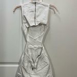 3x1 White Denim Aspro Denim Crossbody Romper Size Small $198 Photo 8