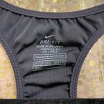 Nike  DRI FIT Training Padded Gray Leopard Racer Back Sports Bra 32C Photo 3