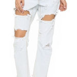 Revolve One Teaspoon Iced Blue Distressed Denim/Jeans(Size 28) Gray Photo 0