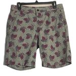 Orvis Vintage  women’s Floral ( green/pink/navy) Patterned shorts size 8 Photo 0