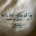 Soft Surroundings  Eden Tiered Tank Top Faux Layer High Low Ecru Large NWT Photo 2