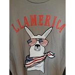 Llamerica Shirt with Lama in USA Bandana and Glasses Size‎ XL Gray Photo 1
