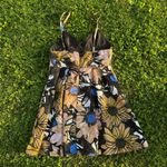 Floral Graphic Fit & Flare Mini Dress Size M Photo 3