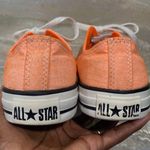 Converse All Star Low Tops Lace Orange Sneakers Women’s 8 Photo 3