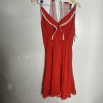 Anthropologie  Girls of Savoy Mitsy Silk Mini Dress Size 4 Ruffle Tank Photo 1