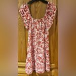 Madewell Abstract Flora Margie Linen Mini Dress in Roasted Squash Size 6 NEW Photo 11