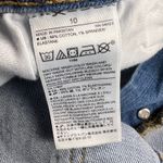 Banana Republic  Factory Y2K Button Fly Straight Denim Jeans Skirt NEW Size 10 Photo 8