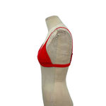 Triangl Red Triangle Cup Neoprene Eyelet Crochet Bikini Top‎ Size Medium Photo 2