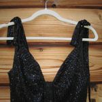 Mac Duggal 26693 Bow Strap Sequin Gown Dress Photo 9