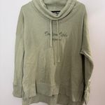 Cow Neck Sweatshirt Green Size L Photo 0