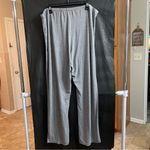 Ralph Lauren Lauren  2X Women's Gray Striped Wide-Leg Lounge Pants Comfy Relaxed Photo 6